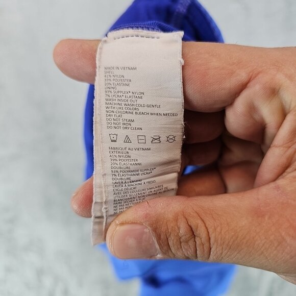 Prana Misty Capri Leggings Womens Size M Blue Nylon Blend Yoga Comfort Stretch - Picture 4 of 8